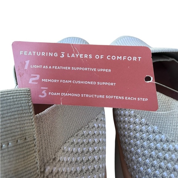 Easy spirit Women Sz 7.5 m Sesavanah2 slip on Walking Shoes sneaker grey comfort - Picture 7 of 8